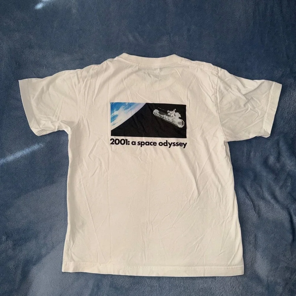 White 2001: A Space Odyssey Uniqlo UT T-shirt